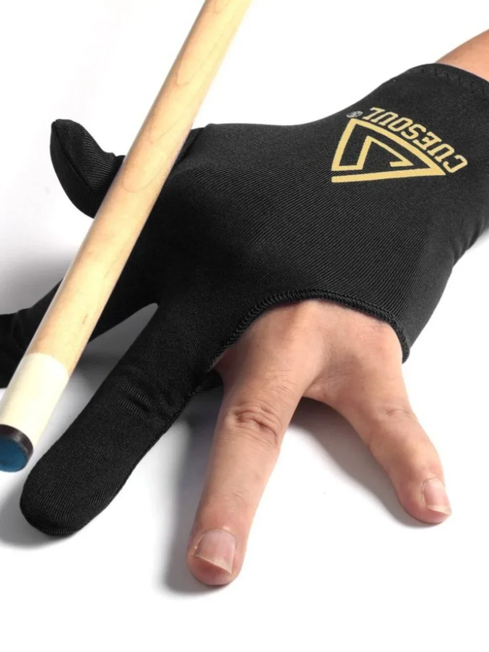 CUESOUL 10pcs/Set 3 Finger Billiards Gloves Pool Cue Gloves